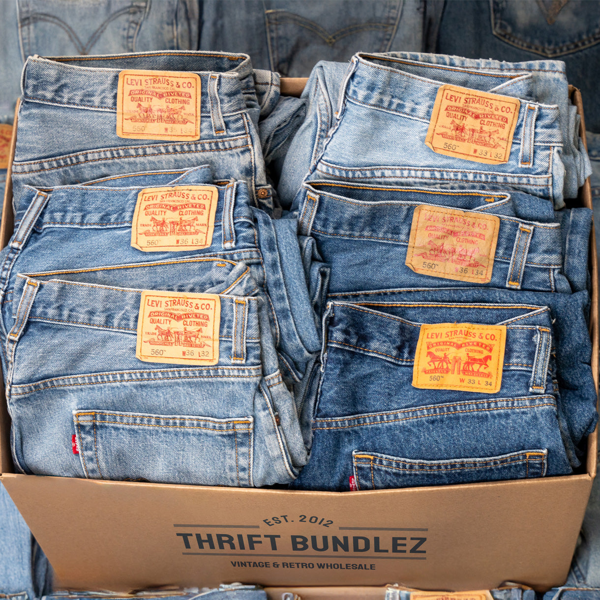 Wholesale Levi's 560 Comofrt Fit Jeans