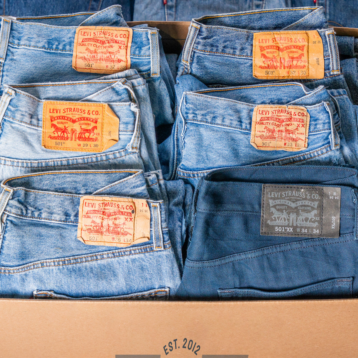 Wholesale Levi's 501 Button Fly Jeans